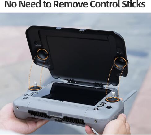 Anbee RC Plus 2 Remote Controller 2-in-1 LCD Screen Protect Cover & Sun Hood Compatible with DJI Matrice 4T/4E/400 Series Aircraft Drone in Kuwait