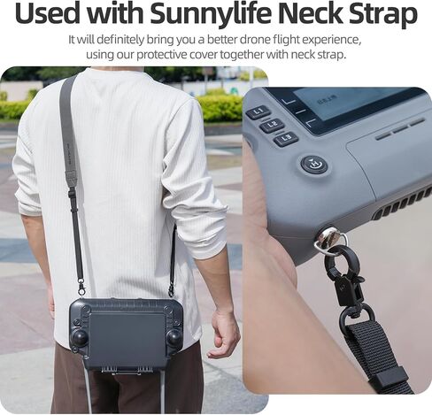 Anbee RC Plus 2 Remote Controller 2-in-1 LCD Screen Protect Cover & Sun Hood Compatible with DJI Matrice 4T/4E/400 Series Aircraft Drone in Kuwait