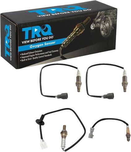 TRQ 4 Piece O2 02 Oxygen Sensor Direct Fit Upstream & Downstream Kit in Kuwait