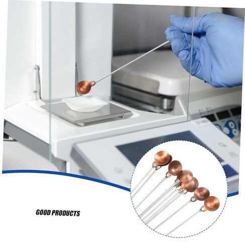 10pcs Copper-Head Combustion Spoons High Temperature Resistant Chemical Experiment Tools with Moderate Handle for Safe Laboratory and Scientific Research Use in Saudi Arabia