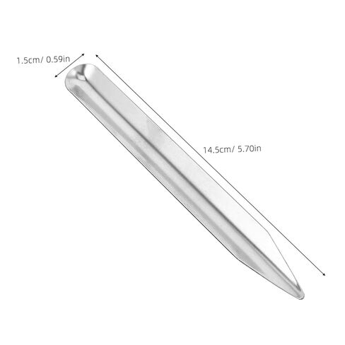 3pcs Stainless Steel Lab Scoop Curved Rounded End Spatulas for Mixing Transferring Powders Pastes Beads Jewelry Craft Projects Multipurpose Tools in Saudi Arabia