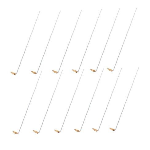 15pcs Copper Burning Spoons Laboratory Combustion Instruments Ergonomic Design for Teaching and Solid Material Testing in Saudi Arabia