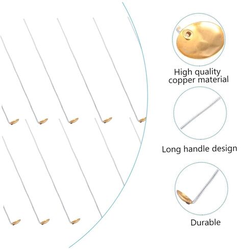 15pcs Copper Burning Spoons Laboratory Combustion Instruments Ergonomic Design for Teaching and Solid Material Testing in Saudi Arabia