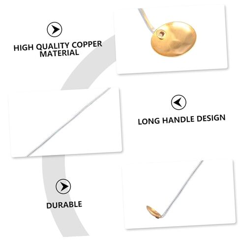 15pcs Copper Burning Spoons Laboratory Combustion Instruments Ergonomic Design for Teaching and Solid Material Testing in Saudi Arabia