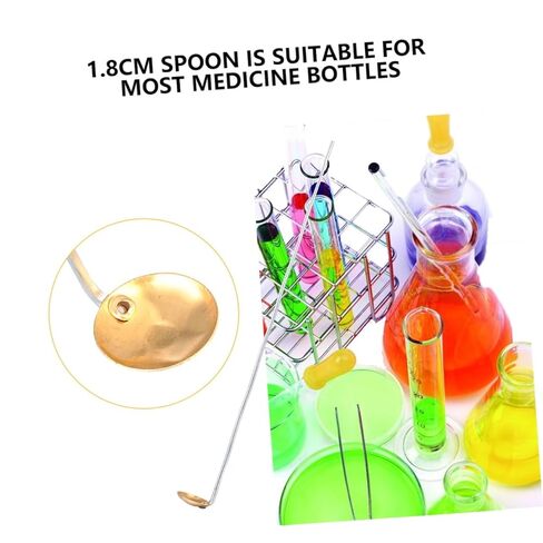 15pcs Copper Burning Spoons Laboratory Combustion Instruments Ergonomic Design for Teaching and Solid Material Testing in Saudi Arabia