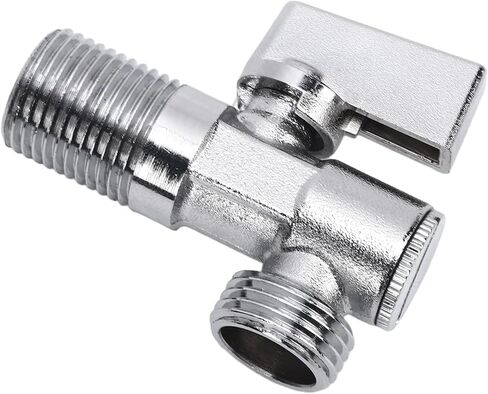 Dioche Angle Stop Valve Angle Stop Valve Brass 1/4 Quarter Turn G1/2in Inlet G1/2in Outlet Water Shut Off for Kitchen, Bathroom, Sink & Toilet in Saudi Arabia