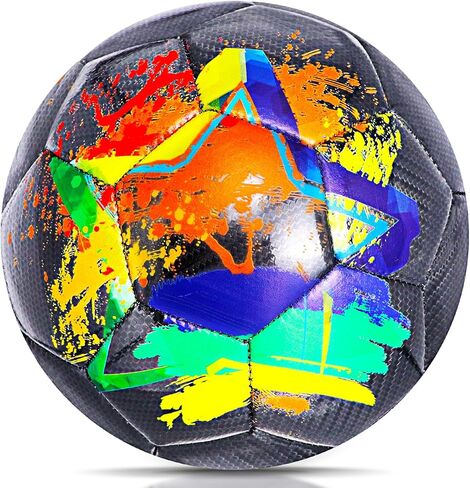 Soccer Balls Size 5, Official Match Weight Long-Lasting Construction, Outdoor Soccer Balls for Boys Girls Youth Skills Practicing Birthday Easter Gifts in Kuwait