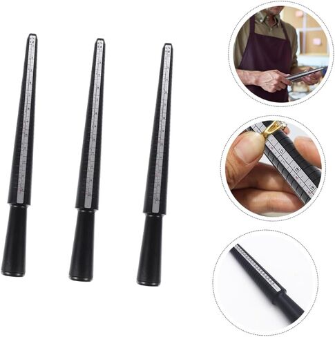Homoyoyo 3Pcs Finger Measuring Tool Professional Ring Gauge for Accurate Jewelry Sizing Lightweight and Easy to Handle for DIY Enthusiasts and Beginners in Saudi Arabia