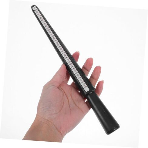 MUCKLILY Ring Size Measurement Tool Set 2-15 Ring Mandrel 0-13 Finger Gauge Kit Black Accurate Jewelry Sizer for Personal and Professional Use in Saudi Arabia