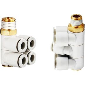 2 قطعة دفع هوائي لتوصيل الكوع المناسب 90 درجة موصل اتحاد الحاجز لأنابيب الهواء 4 مللي متر 6 مللي متر 8 مللي متر 10 مللي متر OD KQ2ZD (KQ2LU4-M5) in Kuwait