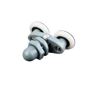 8pcs/4pcs Diameter 23/25mm Plastic Adjustable Double Swinging Pulley Wheel Shower Cabin Sliding Door Hardware Cabinet Roller(4pcs,19mm) in Kuwait