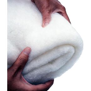 مكبر صوت من ألياف البوليستر والصوف الصوتي عازل للصوت داخلي لصوت هاي فاي DIY مقاس 10 بوصة × 260 بوصة، 1 رطل، أبيض in Kuwait