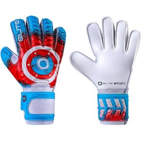 قفازات حارس المرمى للشباب 2020 من Elite Sport - أحمر-أبيض-أزرق 5 in Kuwait