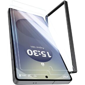 واقي شاشة Vihibii لـ Samsung Galaxy Z Flip 7 2025 ، 9H الصلابة والصف العسكري مقاوم لللمس وحسس ومضاد للخلع من الخدش لفيلم زجاجي Galaxy Z Flip 7- HD [2 Pack] in Kuwait