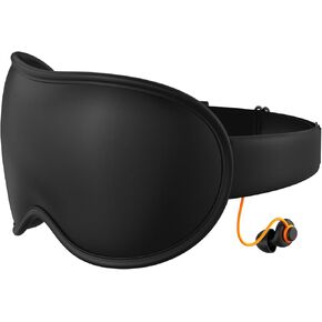 قناع نوم يحجب الضوء مع حزام قابل للتعديل، قناع عين ثلاثي الأبعاد للنوم، مناسب للنوم الجانبي للرجال والنساء، معصوب العينين بدون ضغط على العين للسفر والقيلولة in Kuwait