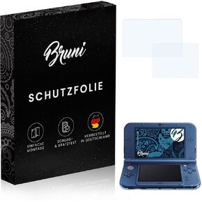 واقي شاشة بروني متوافق مع طبقة حماية نينتندو 3DS XL 2012، طبقة حماية شفافة للغاية (مجموعة من 2) in Kuwait