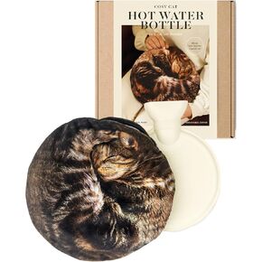 Suck UK | Cat Hot Water Bottle | Hot Water Bottles for Cramp Relief & Neck Hot Water Bottle | Hot Water Bottle with Cover | Cat Gifts for Women & Cat Mom Gifts | Cat Lover Gifts for Women in Kuwait