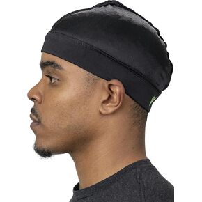 قبعة Veeta Superior Wave - نسيج حريري ناعم | الحد الأقصى لغطاء موجة الضغط | عصابة رأس مرنة ناعمة | خياطة التماس الخارجي in Kuwait