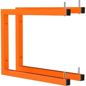 6 Pack Lumber Storage Rack | Wall-Mounted Wood Storage | 6-Tier Heavy-Duty Lumber Rack | 1320 lb Capacity Garage Metal Wood Organizer | Indoor/Outdoor Use (6 Pack-6 Level) in Saudi Arabia