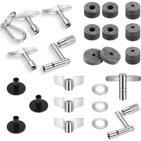 23pcs Cymbal Replacement Accessories Set with Drum Keys 4-Pack in Kuwait