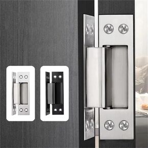 A08F-5-Inch Concealed Door with Stainless Steel Wooden and Hinge in Kuwait