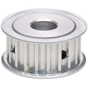 8M 20Teeth Timing Belt Drive Pulley 8mm Bore 8mm Pitch For 20mm Width Belt 8M20T Synchronous Wheel without Step Aluminium Alloy (tooth width: 21mm, bore: 8mm) in Kuwait