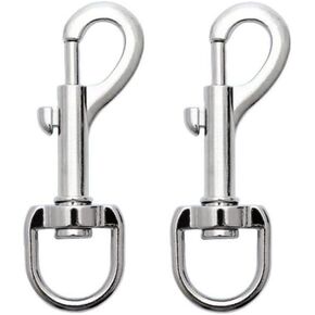 (2 قطعة) 3.26 بوصة قطب العين بولت خطافات إطباقية 100 رطل الحمولة سبائك الزنك واحدة نهاية العلم كليب الثقيلة الزناد الترباس السنانير in Kuwait