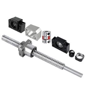 Ball Screw, Linear Guide Ball Screw 1pcs Ball Screw SFE1616 Nut End Machined+BKBF12+DSG1616H Housing+XB25*30-8 * 10mm Coupling(1000mm) in Kuwait