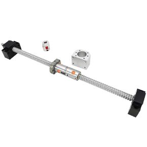 Ball Screw, Linear Guide Ball Screw DFU4010 Double Ball Nut 4010 Screw 400-1000mm BKBF30 Coupler Router Parts(400mm) in Kuwait