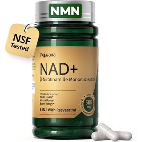 مكمل NAD مع ريسفيراترول - يدعم الطاقة الخلوية، ومكافحة الشيخوخة وإصلاح الحمض النووي - مكمل NAD المتقدم للنساء والرجال، غير معدل وراثيًا، كمية تكفي لمدة 30 يومًا in Kuwait