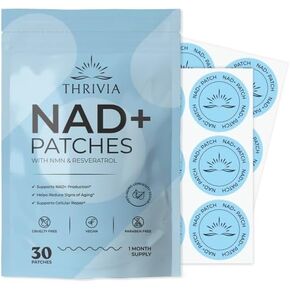 NAD+ لاصقات للنساء والرجال | NAD+ Patch للطاقة والشيخوخة الصحية | مكونات طبيعية لارتداء سهل ومريح (30 قطعة) in Kuwait