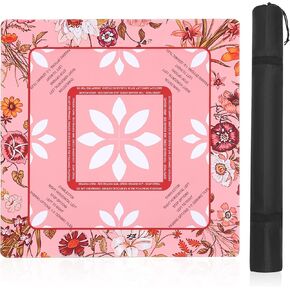 Mahjong Mat ، هدية لجميع عشاق Mahjong ، سميك من الضوضاء المقاومة للضوضاء غير القابلة للماء مع حقيبة حمل سوداء ، مناسبة ل Mahjong ، Solitaire ، ألعاب الطاولة ، ألعاب Dominoes (الأزرق الفاتح) in Kuwait