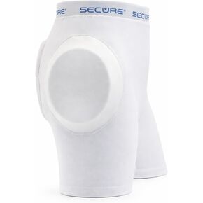 Secure Safety Solutions Hip Protectors for Elderly - Padded Shorts with Removable Tailbone Pad for Fall Injury Prevention, Fracture Protection - Low Profile Impact Absorption Underwear for Men & Women in Kuwait