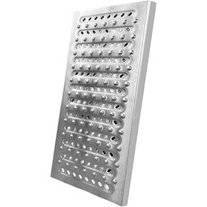 Stainless Steel Driveway Channel Drain Grate-Metal Trench Cover,Metal Sewer Grate,Set of 1/3 / 5,58cm Long,for Yard Deck Garden Sidewalk Landscaping(Set of 5,W 30CM/11.8IN) in Kuwait