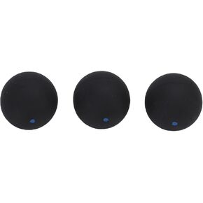 Zunate Squash Ball Set of 3, Professional Rubber Balls for Training and Competition, Yellow Dot Practice Equipment with Stable Bounce and Slow React Timing (Yellow Dot) in Kuwait