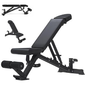 Adjustable Weight Bench for Home Gym, 1300Lbs Capacity Bench Press & Strength Training Incline Decline Flat Workout Benches, Quick-Adjust Seat, Back and Headrest for Gym in Kuwait