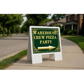 مستودع طاقم البيتزا، حفلة عيد القديس باتريك، البرسيم الأيرلندي، أسهم ذهبية فاخرة على شكل حرف A، جانب واحد، مقاس 23 × 23 بوصة. in Kuwait