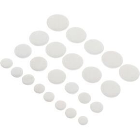 Veemoon 24 قطعة من وسادات ثقب الباسون من جلد الغنم وسائد إصلاح الباسون مع ملحقات أدوات الرياح اللاصقة للموسيقيين بلون عشوائي in Kuwait