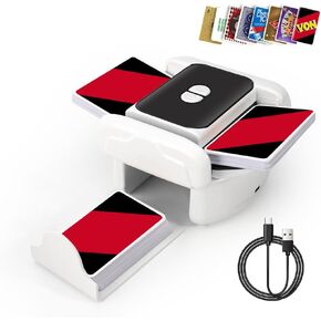 EJU Automatic Card Shuffler 2/1 Deck متوافق مع لعبة بطاقة Uno، أوراق اللعب، الكازينو، آلة البوكر القابلة لإعادة الشحن المتوافقة مع 5 تيجان، المرحلة 10، Mahjong، Skipbo، Blackjack، ليلة ألعاب هادئة للبالغين in Kuwait