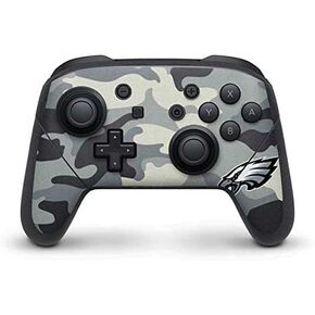ملصق Skinit المخصص للألعاب متوافق مع وحدة تحكم Nintendo Switch Pro - تصميم شعار كبير مرخص رسميًا من NFL Philadelphia Eagles in Kuwait