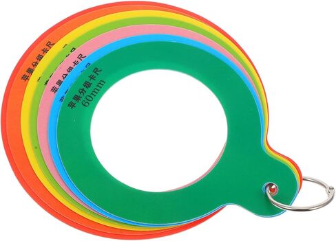 Ciieeo Fruit Measuring Lap Blueberry Cherry Apple Ruler Diameter Measuring Tool Ring Sizing Tool Farmer Gauge Accurate Fruit Grading in Saudi Arabia