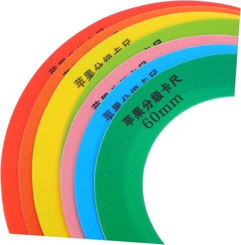 Ciieeo Fruit Measuring Lap Blueberry Cherry Apple Ruler Diameter Measuring Tool Ring Sizing Tool Farmer Gauge Accurate Fruit Grading in Saudi Arabia