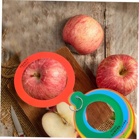 Ciieeo Fruit Measuring Lap Blueberry Cherry Apple Ruler Diameter Measuring Tool Ring Sizing Tool Farmer Gauge Accurate Fruit Grading in Saudi Arabia