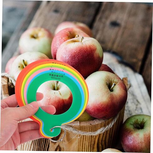 Ciieeo Fruit Measuring Lap Blueberry Cherry Apple Ruler Diameter Measuring Tool Ring Sizing Tool Farmer Gauge Accurate Fruit Grading in Saudi Arabia