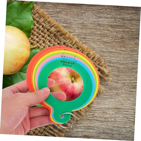 Ciieeo Fruit Measuring Lap Blueberry Cherry Apple Ruler Diameter Measuring Tool Ring Sizing Tool Farmer Gauge Accurate Fruit Grading in Saudi Arabia