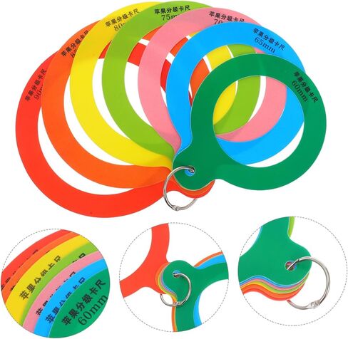 Ciieeo Fruit Measuring Lap Blueberry Cherry Apple Ruler Diameter Measuring Tool Ring Sizing Tool Farmer Gauge Accurate Fruit Grading in Saudi Arabia