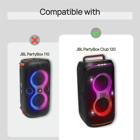 غطاء مكبر صوت على الظهر JBL PartyBox Club 120 متوافق مع JBL PartyBox 120(2024)، حقيبة حمل مكبر صوت محمول (حقيبة فقط) in Kuwait