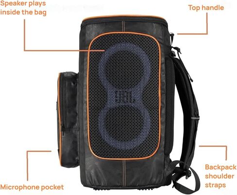 غطاء مكبر صوت على الظهر JBL PartyBox Club 120 متوافق مع JBL PartyBox 120(2024)، حقيبة حمل مكبر صوت محمول (حقيبة فقط) in Kuwait