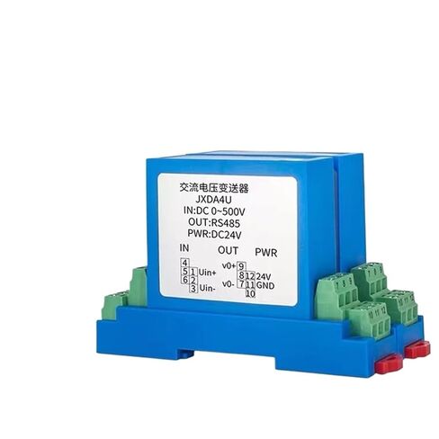 1PCS 4-20mA 0-10V 0-5V RS485 Output 75mV 380V Input Voltage Transducer Hall Voltage Sensor Transmitter(0-10VDC Output,DC 0-50V,DC24V) in Saudi Arabia