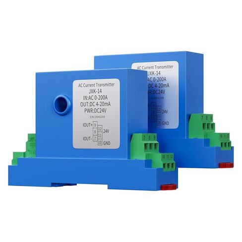 1PCS 0-100A 0-150A 0-200A AC Current Sensor Transmitter 20mm Current Transducer 4-20mA 0-10V 0-5V RS485 Current Sensor Transmitter(0-20mA Out,DC0-20A_12MM Hole_DC12V) in Saudi Arabia